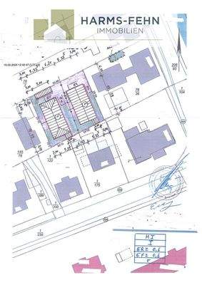 Lage der Gebäude auf dem BP.