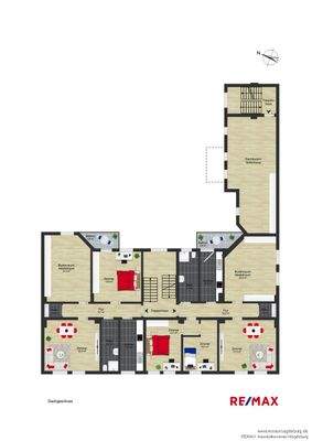 Grundriss Umfassungsstrasse 24 DG