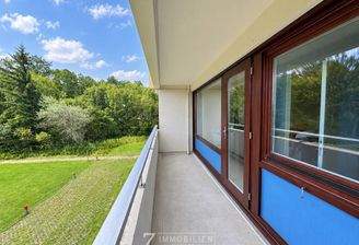 Balkon mit Blick ins Grüne