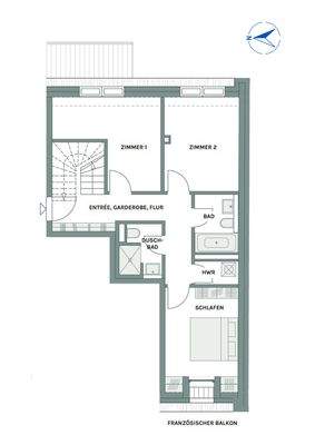 Grundriss WE 19 Untergeschoss