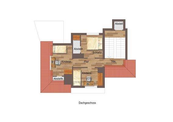Böhlen b. Leipzig | Grundriss Dachgeschoss