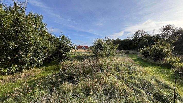 Grundstück von unten