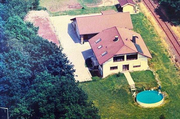 Das Grundstück von oben