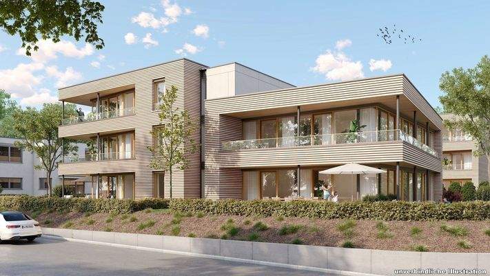 Haus A, Ansicht SüdosT