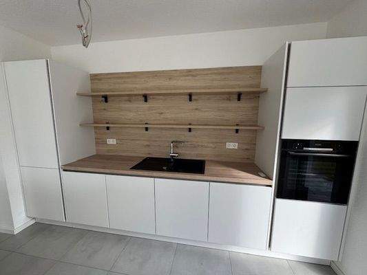 Teilansicht der Einbauküche