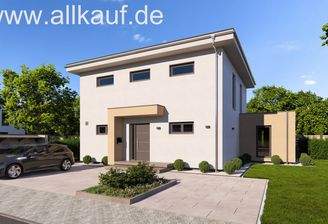 Hausansicht Walmdach