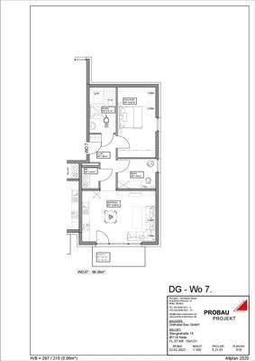 Wohnung Nr. 7 Penthouse-Etage