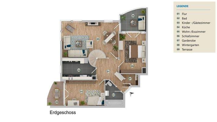 Erdgeschossgrundriss