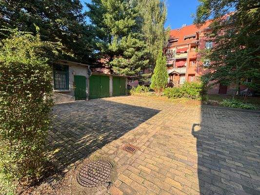 Hofansicht Stellplatz möglich 