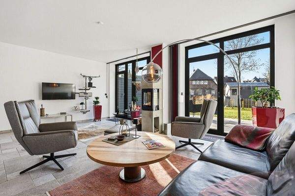 Wohnbereich mit Kaminofen