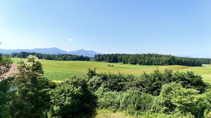 Bergblick aus den künftigen oberen Etagen