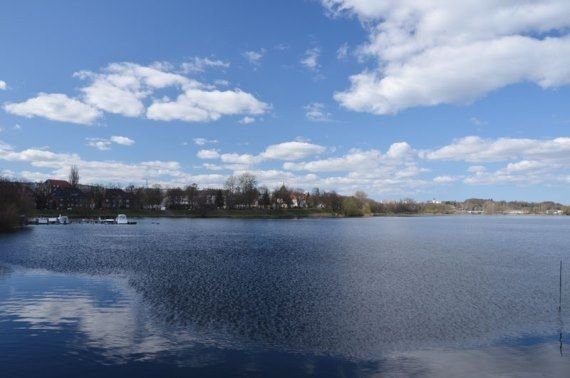 Traumhafter ausblick über den Schweriner Ziegelsee