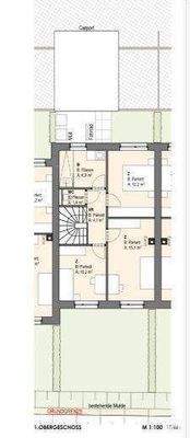 Mittleres Reihenhaus ,OG,3 Schlafzimmer