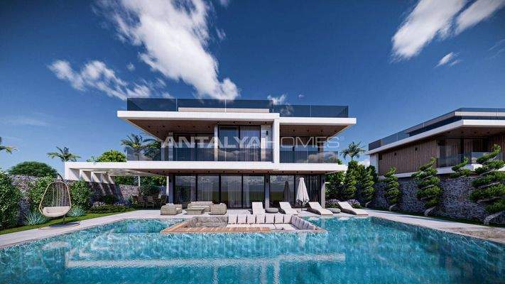 Investment 2+1, 4+1 and 5+1 Villas in Kas Kalkan Center
