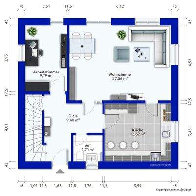 EG Grundriss alternativ