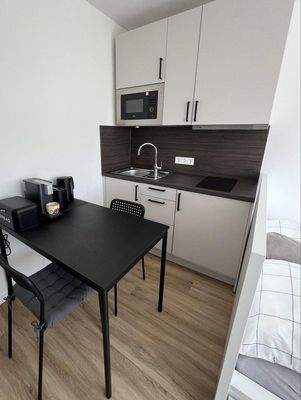 Wohn- /Schlafz. Ansicht Küche