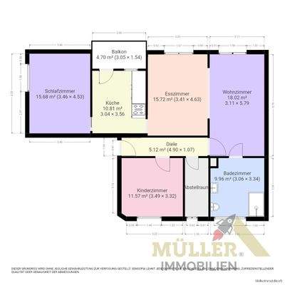 Kavalleriestraße 14 - 1 OG Links - 1 Stock