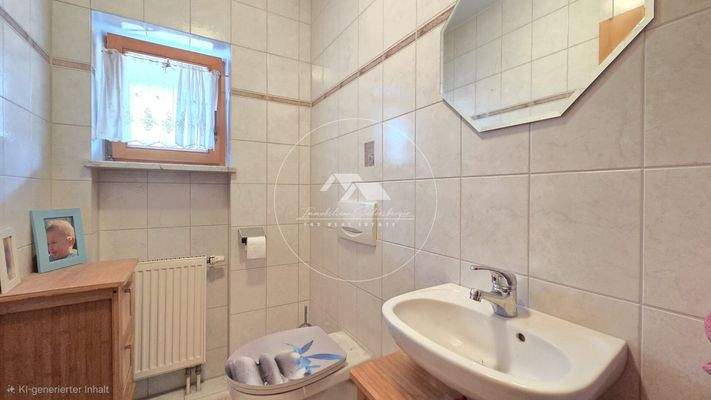 Gäste-WC im Obergeschoss