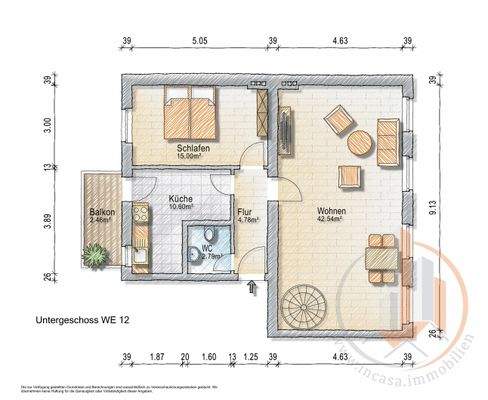 Grundriss 2 Obergeschoss