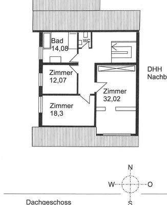 Dachgeschoss Grundriss