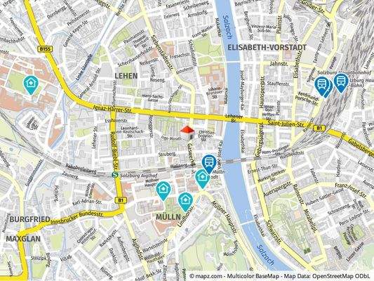 Geolyzer Kartenausschnitt