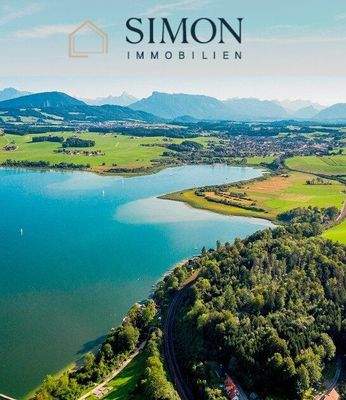 Luftaufnahme Wallersee - Richtung Seekirchen