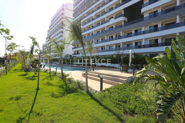 Apartments with Private Beach in a Complex in Antalya