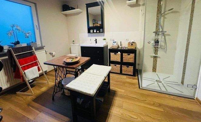 Duschbad im Erdgeschoss