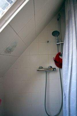 Dusche im Obergeschoss