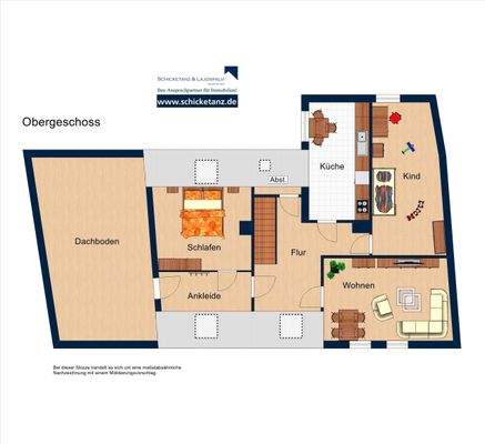 Grundriss Obergeschoß