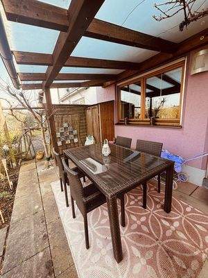 Garten unter der Pergola