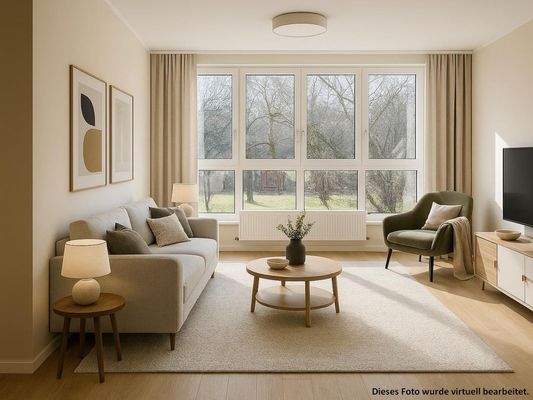 Wohnzimmer - Staging