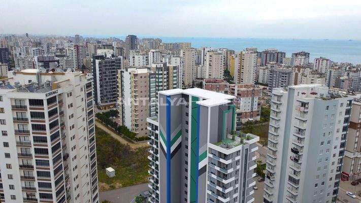 City and Sea View Investment Real Estate in Mersin Mezitli