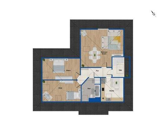 Grundriss Dachgeschoss