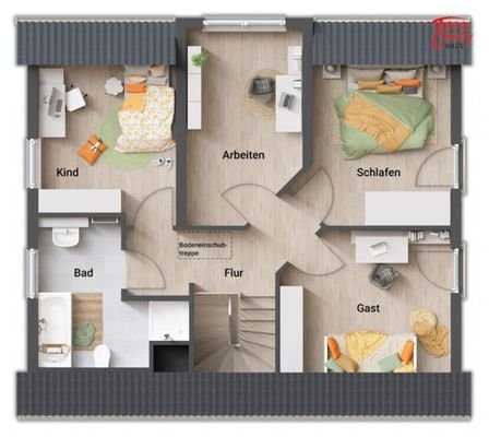 Grundriss OG zusätzl. Zimmer