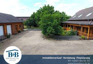 Blockhaus u. Büro- Werkstattgebäude