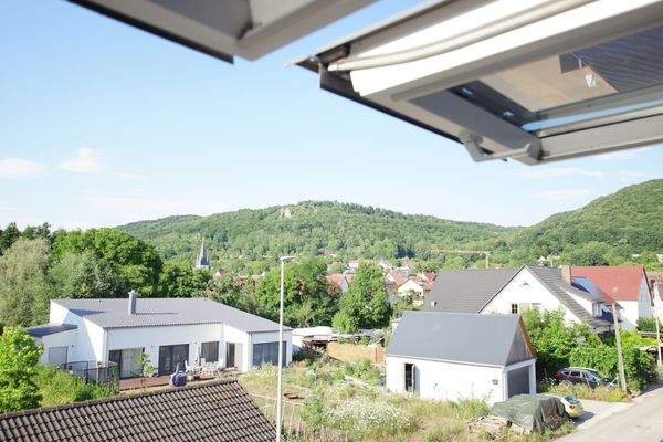 Ausblick Dachgeschosswohnung