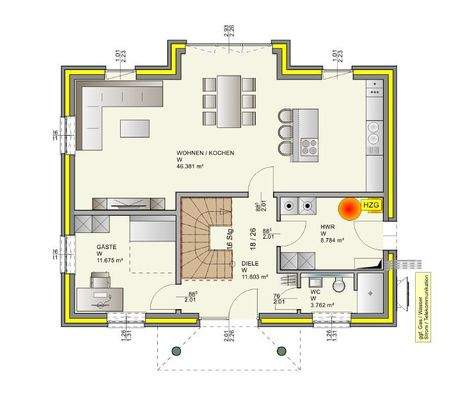 Grundrissbeispiel EG