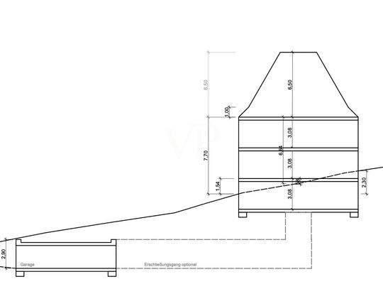 Neubauvorschlag: Schnitt