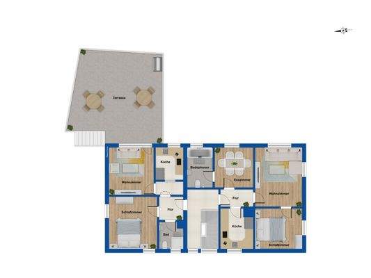 Grundriss Obergeschoss