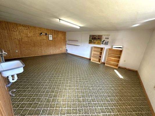 Hobbyraum unter der Garage