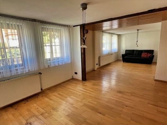 Esszimmer, Blick z. Wohnzimmer