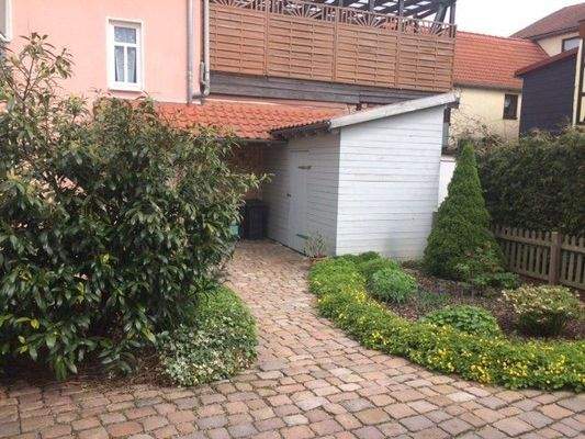 Blick vom Wohnen/Schlafen