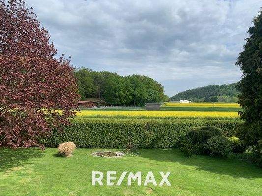 Blick vom Sommergarten Richtung Stoob