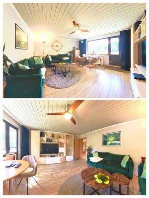 Heller Wohnbereich mit direktem Zugang zur Südterrasse