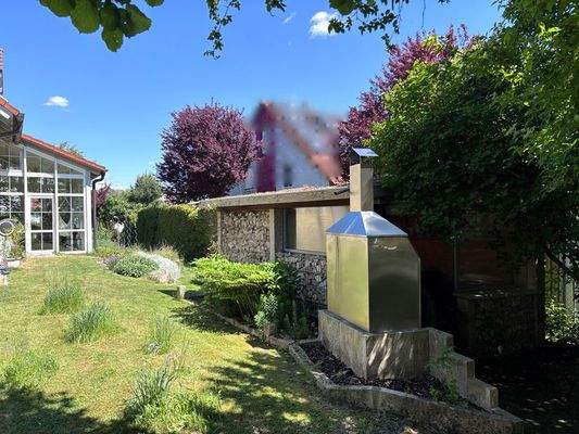 Wintergarten und Gartenhaus