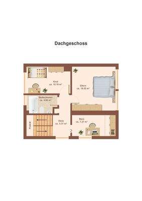 Grundriss Dachgeschoss