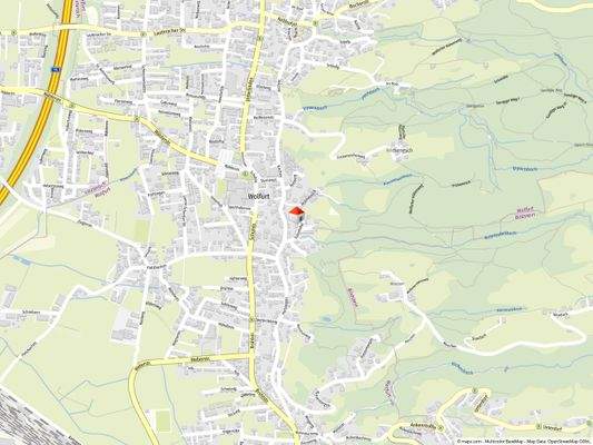 Geolyzer Kartenausschnitt