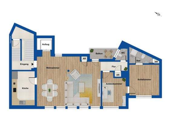 Grundriss 1. Geschoss