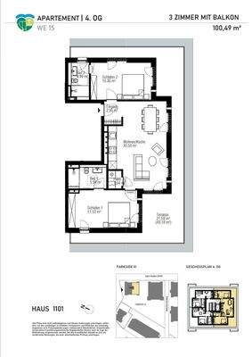Grundriss WA 11 WE 15